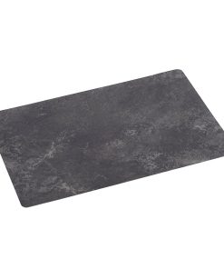 SET DE TABLE PVC 30 X 45 CM FACON ARDOISE FONCEE