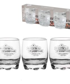 SET DE 3 VERRES LE COMPTOIR GOBELET 29 CL