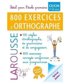 800 excercices d’orthographe primaire