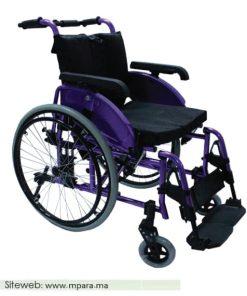 FAUTEUIL ROULANT EN ALUMINIUM CONFORTABLE