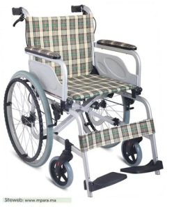 Fauteuil roulant en aluminium