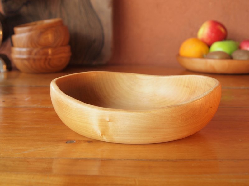 Assiette creuse en érable – 21cm - Image 3