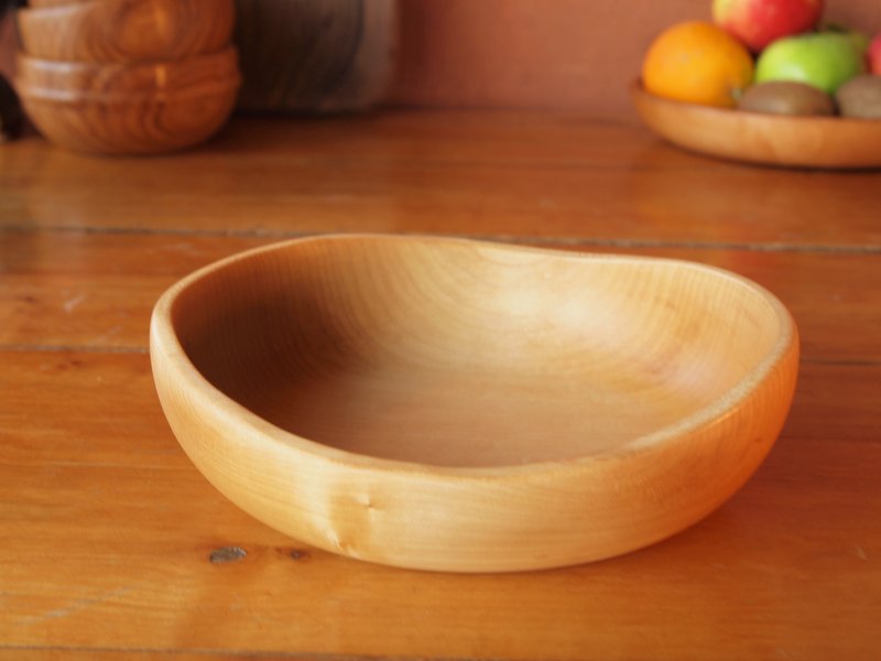 Assiette creuse en érable – 21cm - Image 4