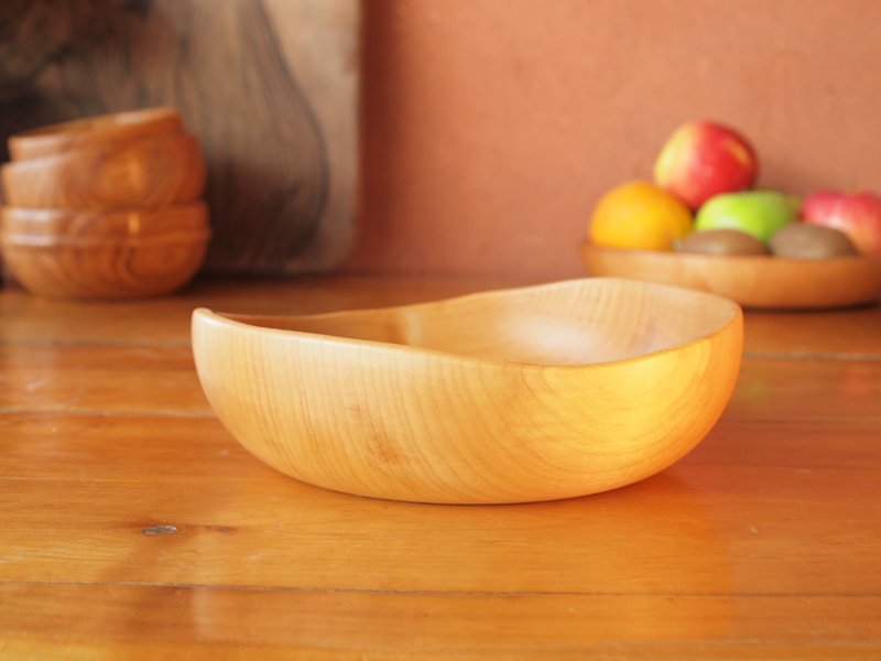 Assiette creuse en érable – 21cm