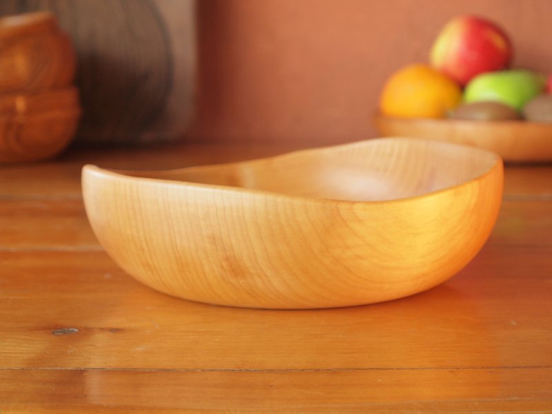 Assiette creuse en érable – 21cm - Image 7