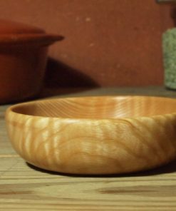 Assiette en frêne ondé – Taille bébé
