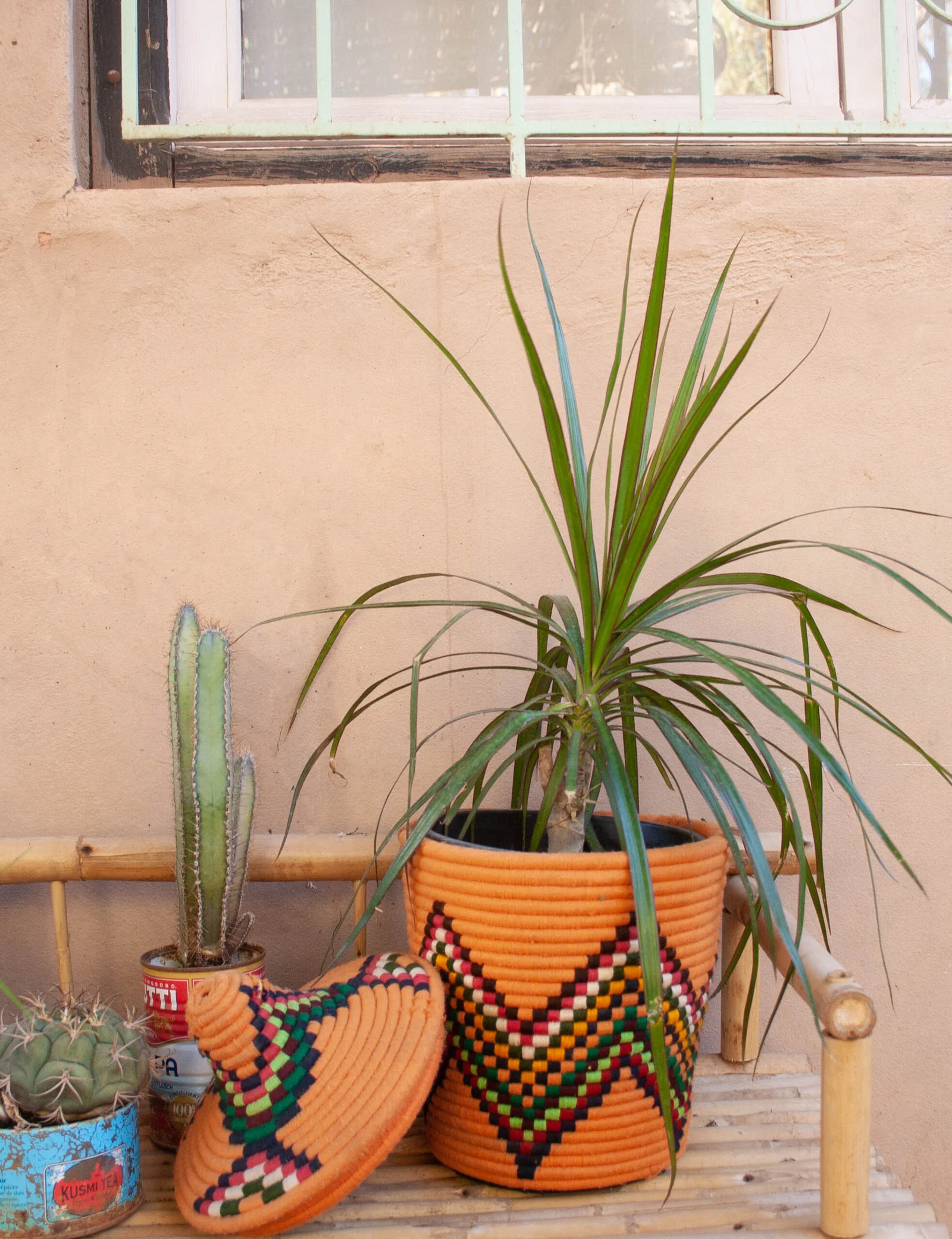 Corbeille marocaine orange - Image 5