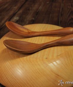 Cuillère en bois pour manger (adulte) en pommier