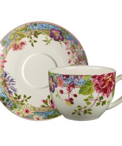 Tasse et soucoupe Jumbo Millefleurs