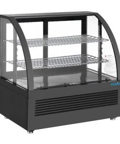 Vitrine réfrigérée noir 100 litres